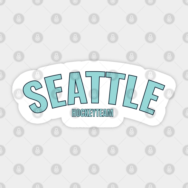 hockeyteam seattle Sticker by Alsprey31_designmarket